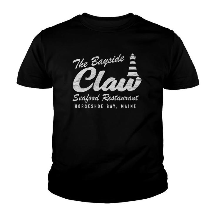 Retro The Bayside Claw Distressed Graphic Youth T-shirt