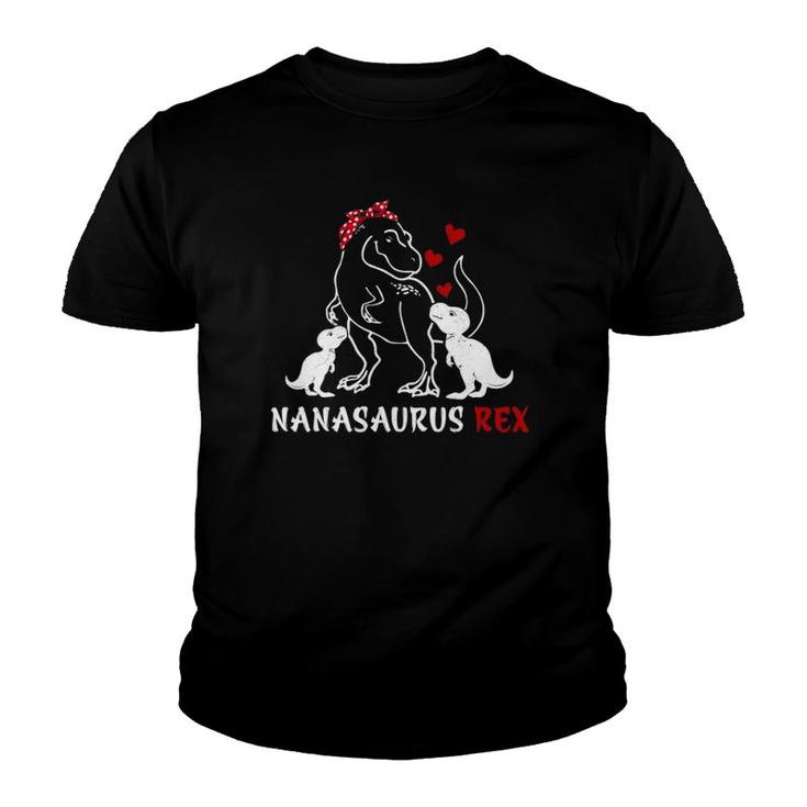Retro Vintage Nanasaurus Rex Gifts Family Mother's Day Youth T-shirt
