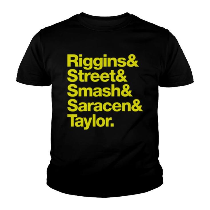 Riggins Street Smash Saracen Taylor  Youth T-shirt