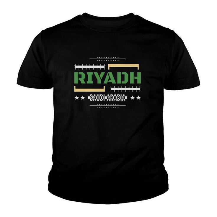 Riyadh Saudi Arabia Gift Sorvenir Youth T-shirt