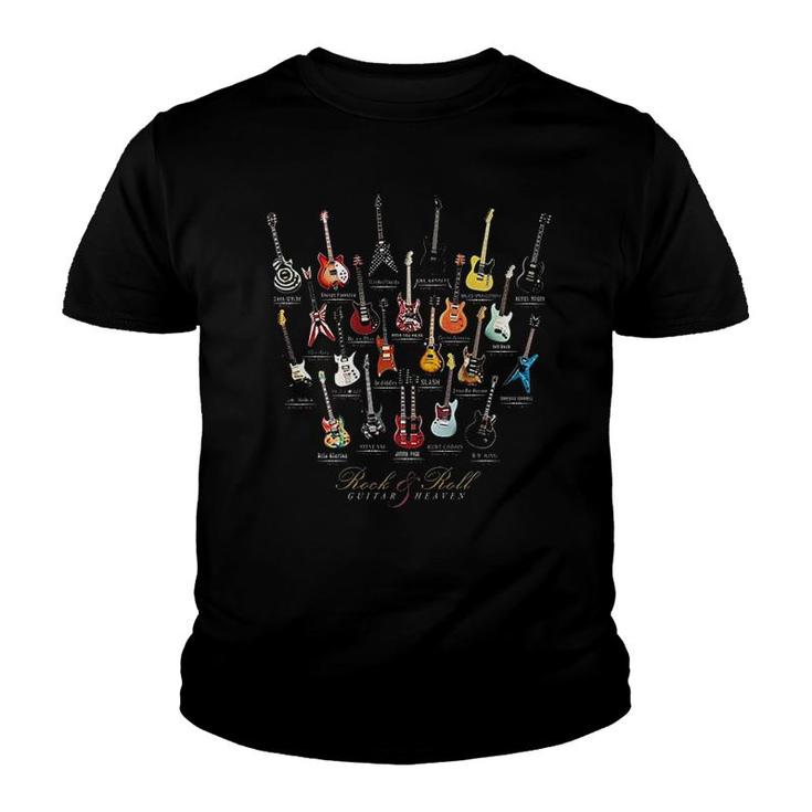 Rock And Roll Guitar Heaven Youth T-shirt