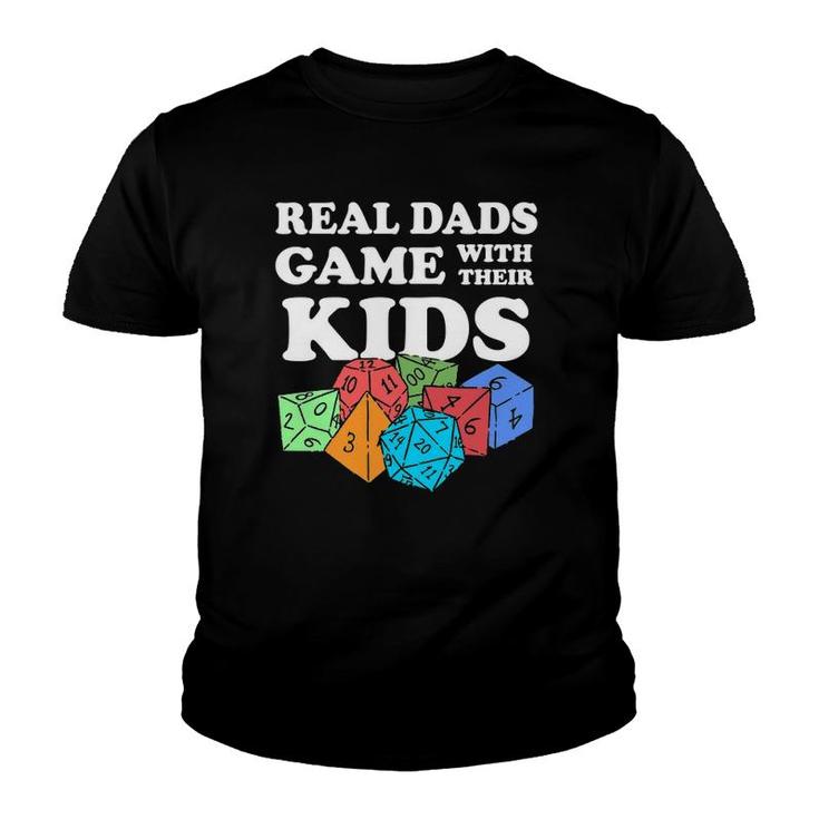 Role Playing Dad Gift Real Dads Game With Their Kids Youth T-shirt