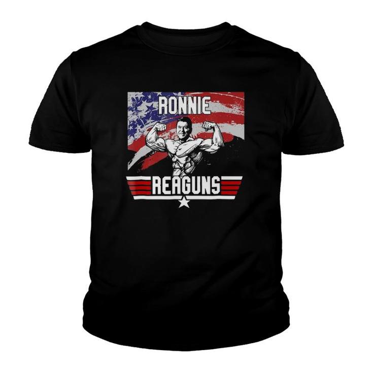 Ronnie Reaguns Patriot American Flag Youth T-shirt