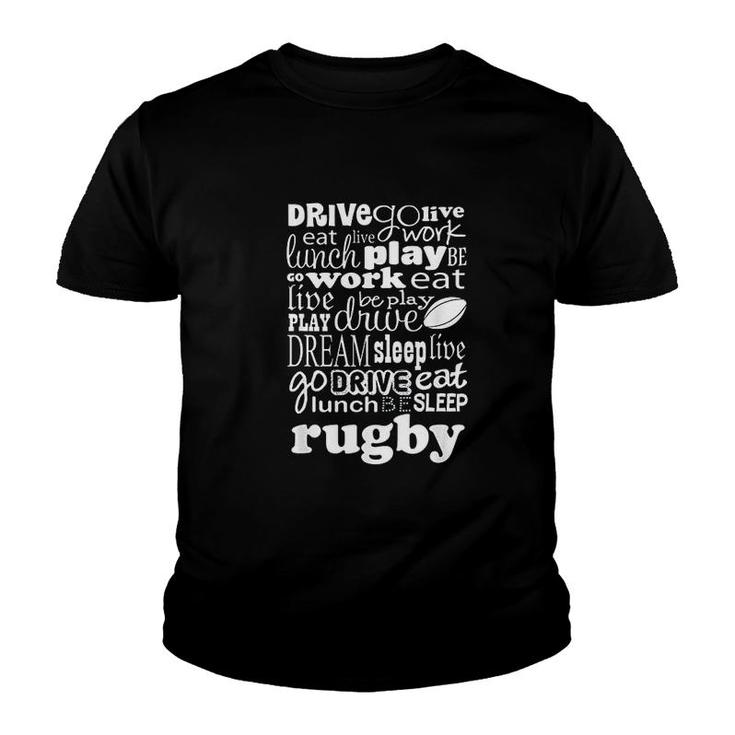 Rugby Sports Gift For Player Or Coach Youth T-shirt