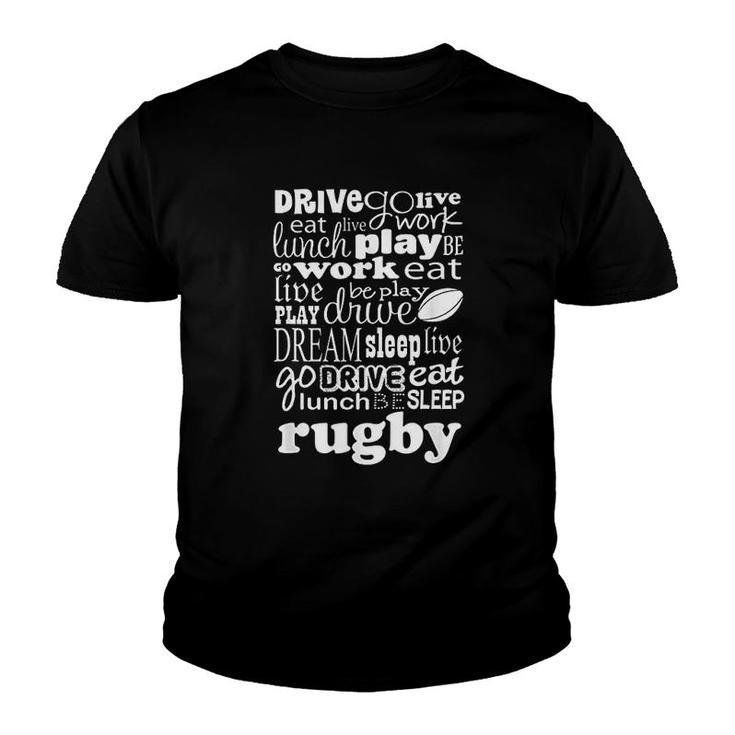 Rugby Sports Gift For Player Or Coach Youth T-shirt