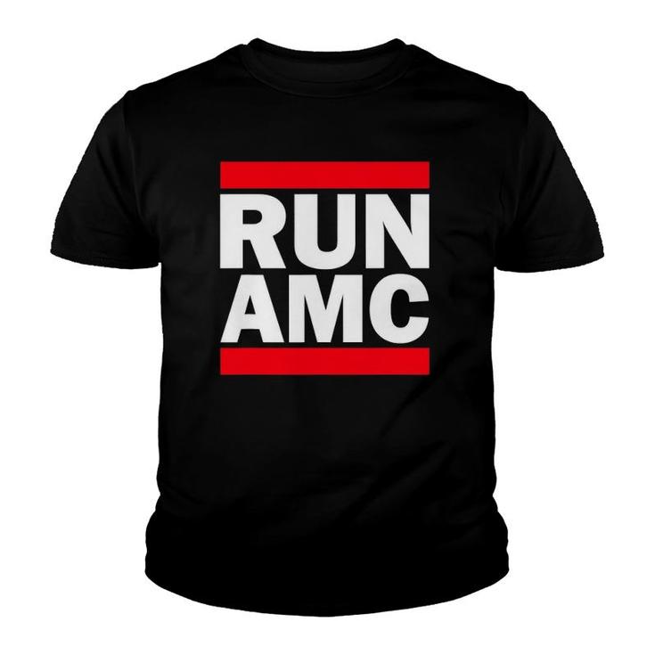 Run Amc For Wsb Apes Youth T-shirt