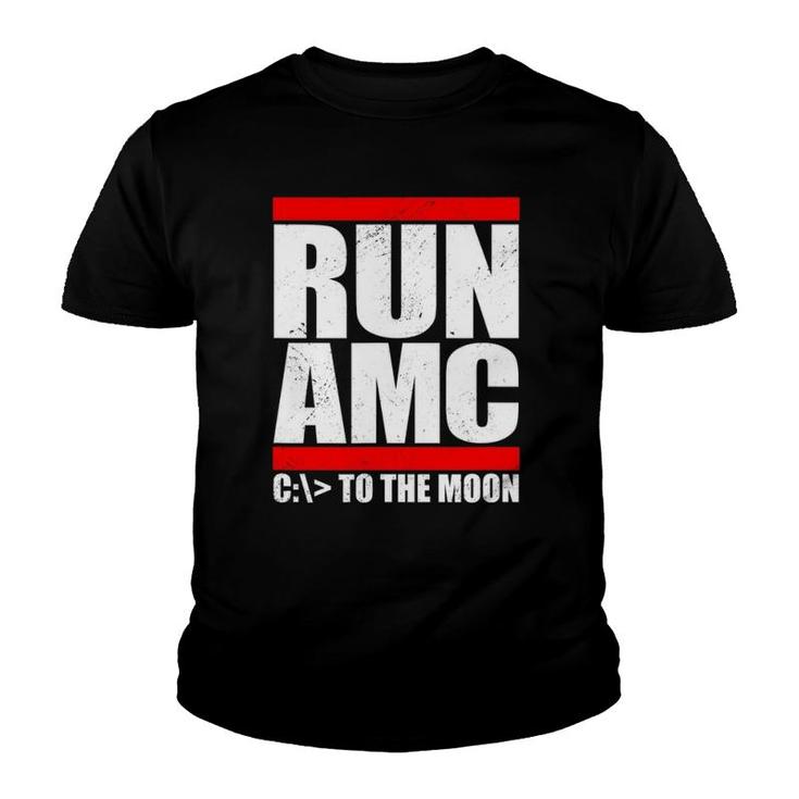 Run Amc To The Moon Youth T-shirt