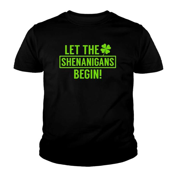 Saint Patricks Shenanigans St Patrick's Day Youth T-shirt