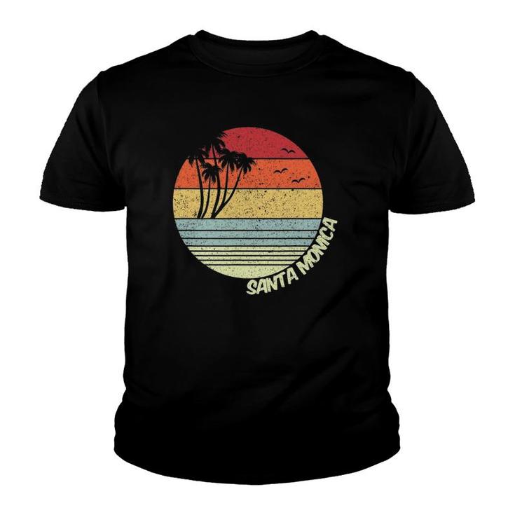 Santa Monica California Beach Vacation Souvenir Youth T-shirt