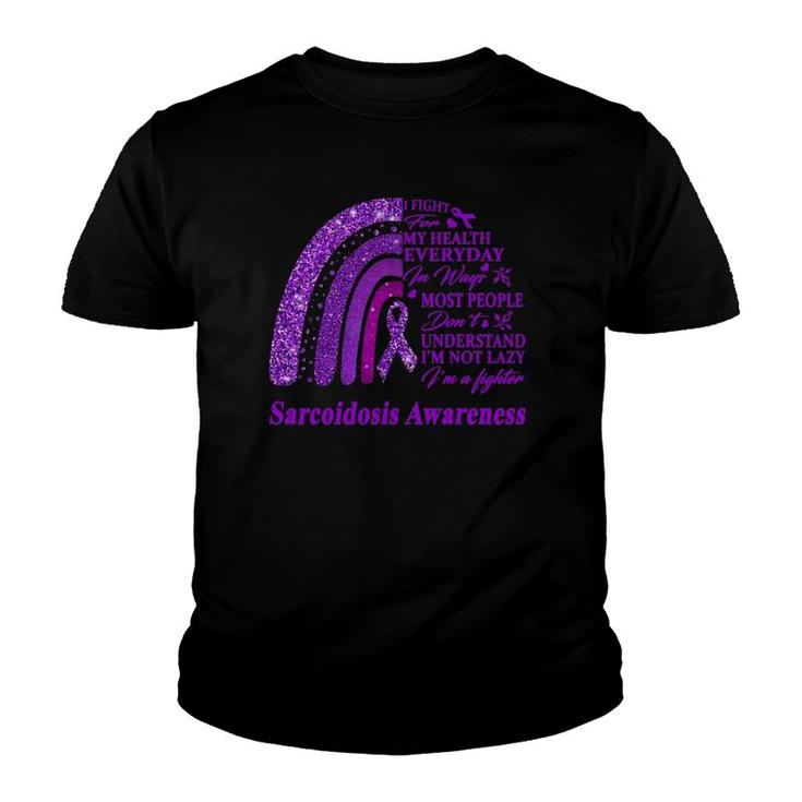 Sarcoidosis Warrior Sarcoidosis Awareness Month Youth T-shirt