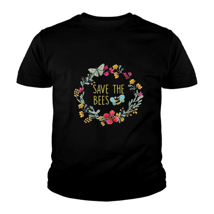 Save The Bees Nature Lovers Gift Youth T-shirt