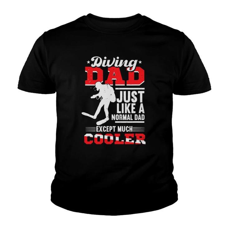 Scuba Diving Dad Father's Day Gift Diver Scuba Diving Youth T-shirt