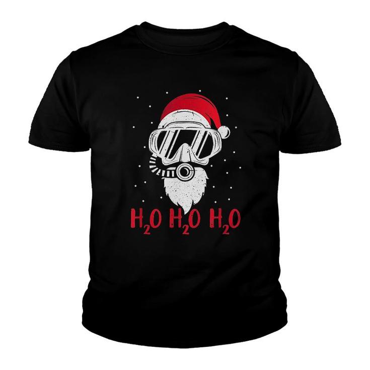 Scuba Diving Santa Claus Ho Ho Ho Youth T-shirt