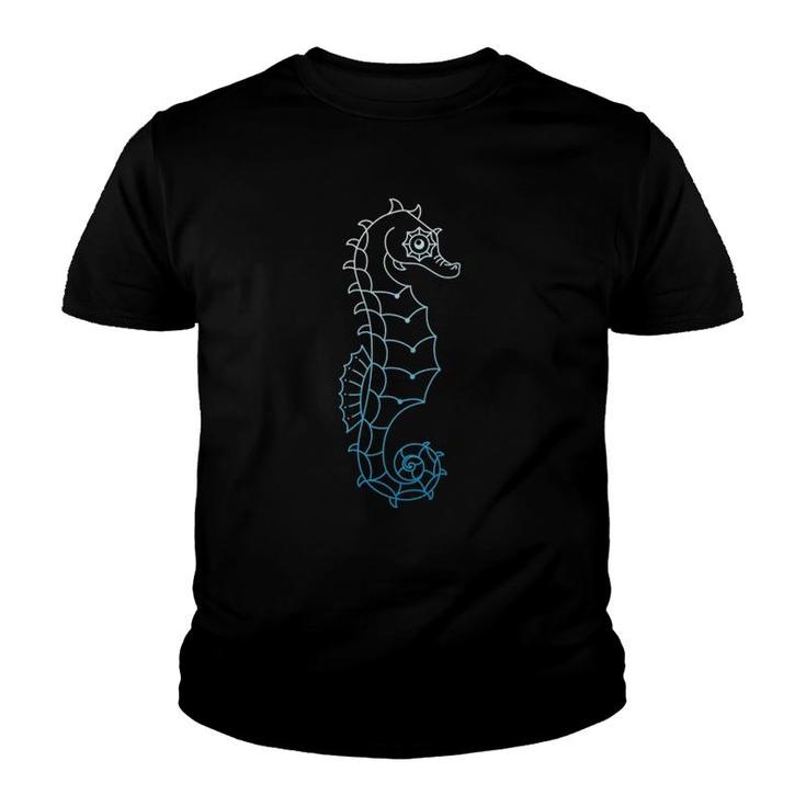 Seahorses Underwater Animals Marine Life Deep Sea Ocean Youth T-shirt