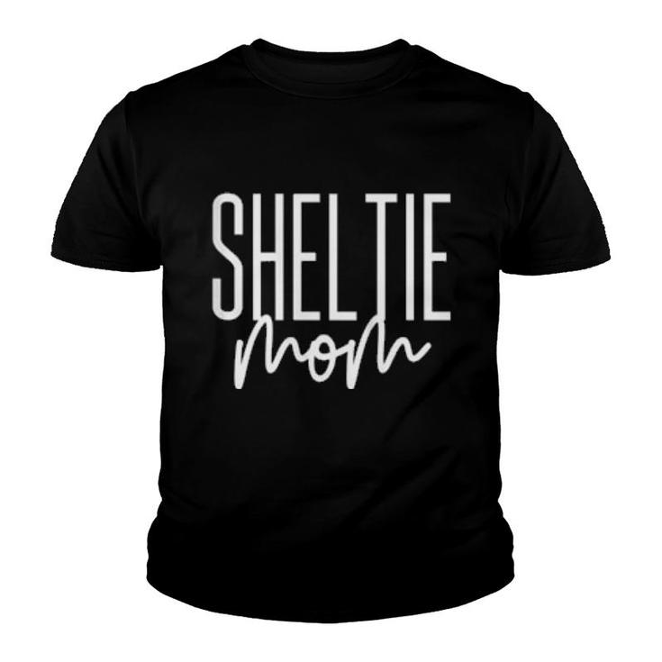 Sheltie Mom Cute Shetland Sheepdog Dog I Love My Sheltie  Youth T-shirt