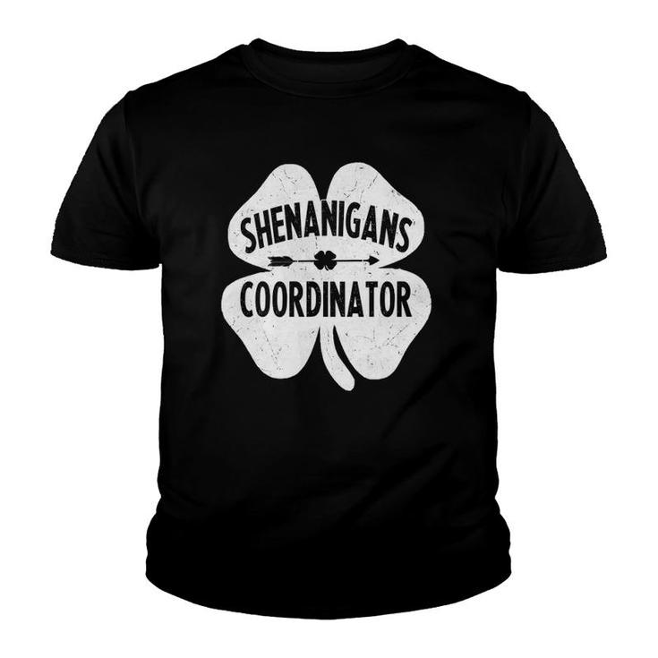 Shenanigans Coordinator  St Patricks Day Teacher Gift Youth T-shirt