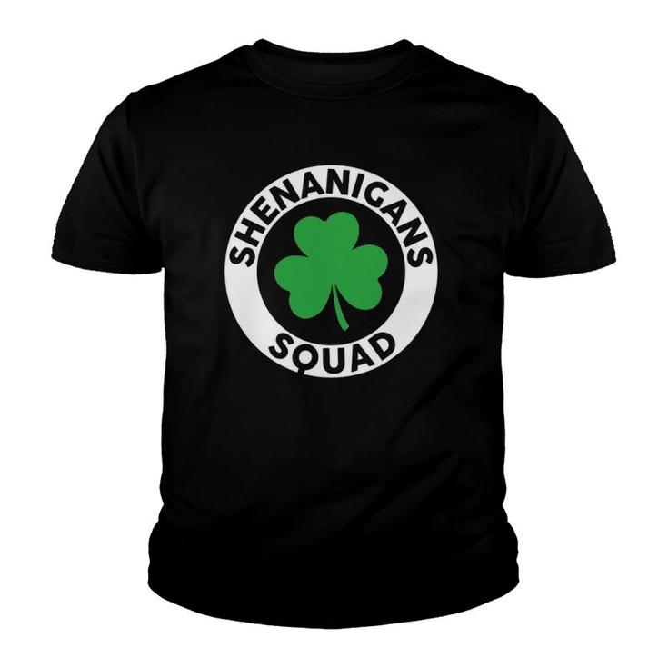 Shenanigans Squad Funny St Patrick's Day Matching Group Youth T-shirt