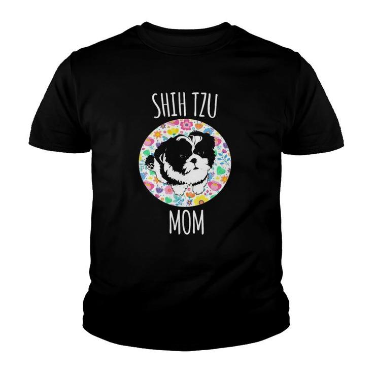 Shih Tzu Puppy - Shih Tzu Mom Mama Youth T-shirt