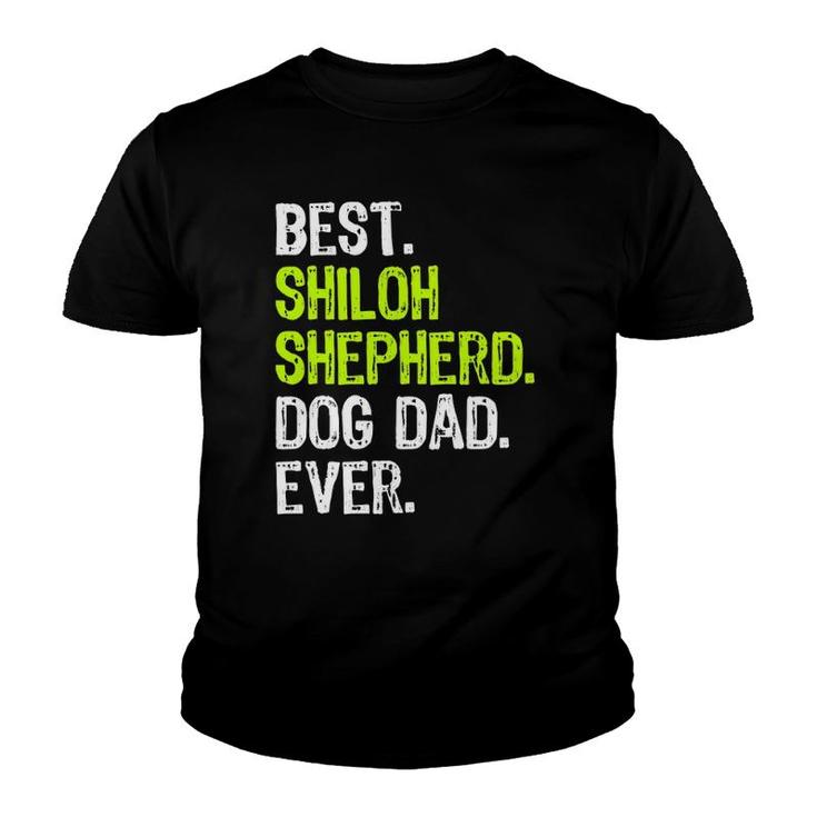 Shiloh Shepherd Dog Dad Father's Day Dog Lovers Youth T-shirt