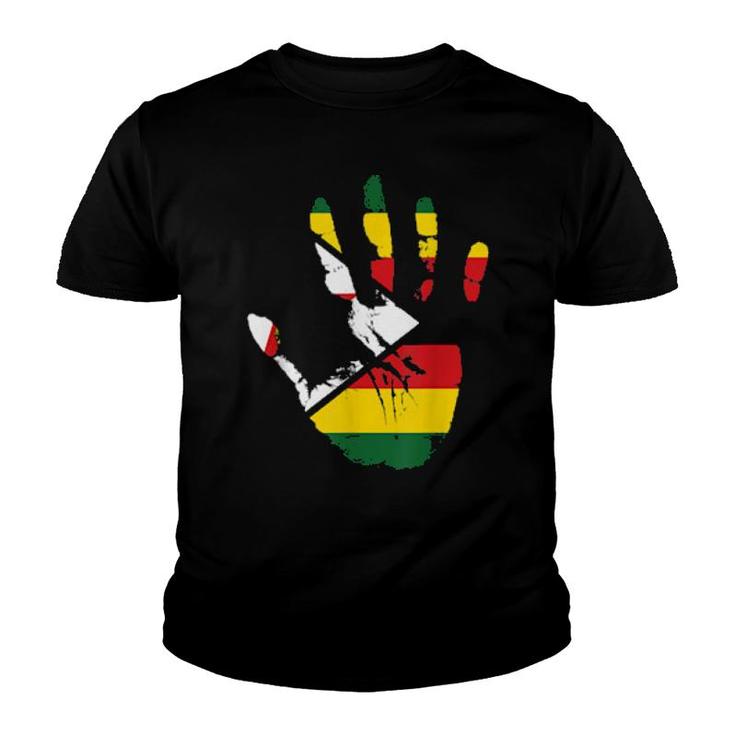 Simbabwflagge Wurzeln Aus Simbabwe  Youth T-shirt