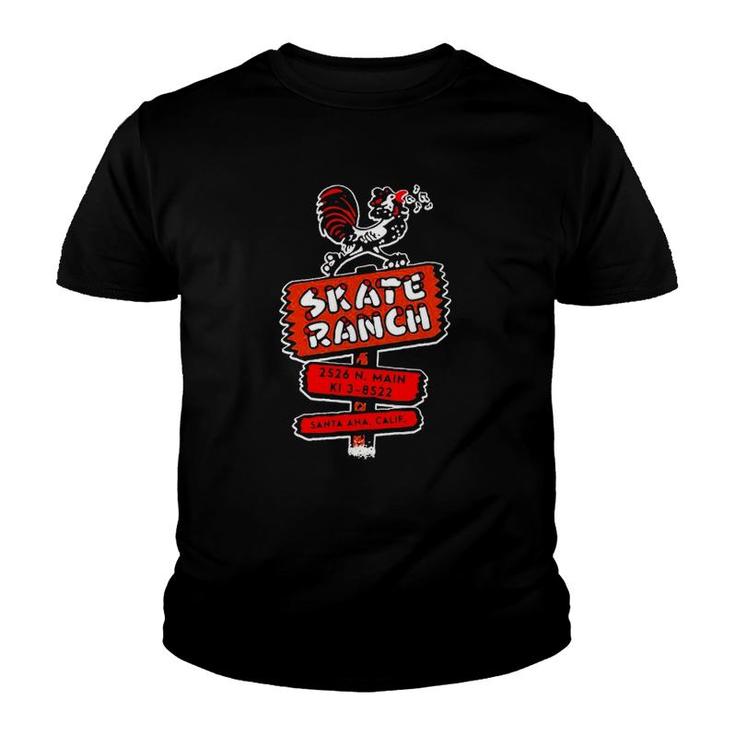 Skate Ranch Santa Ana Ca Vintage Roller Rink Youth T-shirt