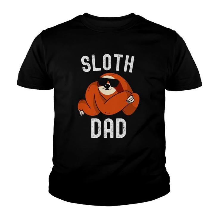 Sloth Dad Father's Day Men Sloth Daddy Funny Sloth Lover Lazy Youth T-shirt
