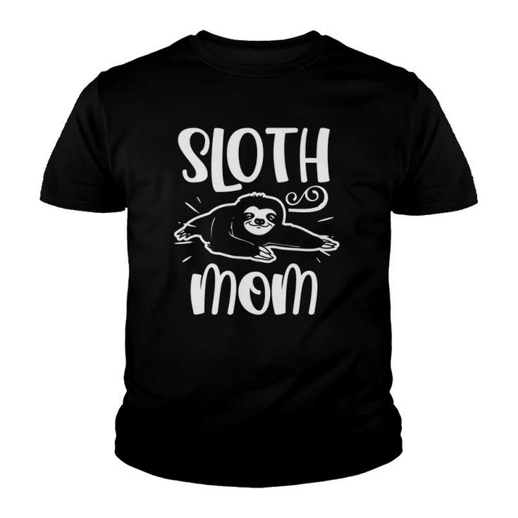 Sloth Mom Lazy Sloths Animal Cute Youth T-shirt