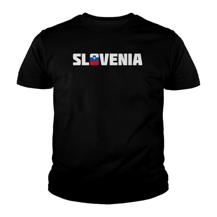 Slovenia Slovenian Flag Nation Youth T-shirt