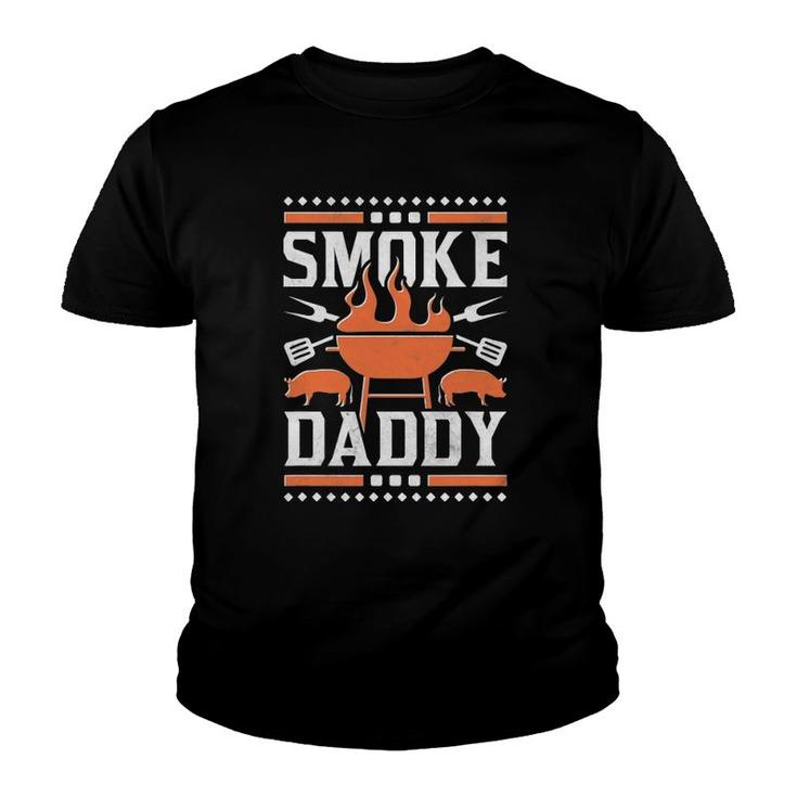 Smoke Daddy Funny Dad Bbq Youth T-shirt