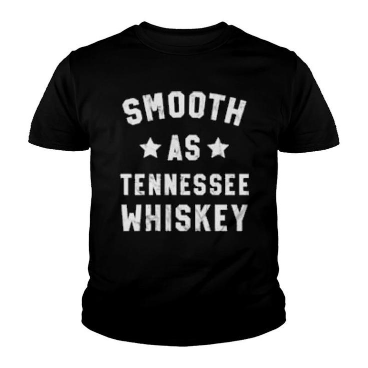 Smooth As Tennessee Whiskey Vintage Drinking  Youth T-shirt