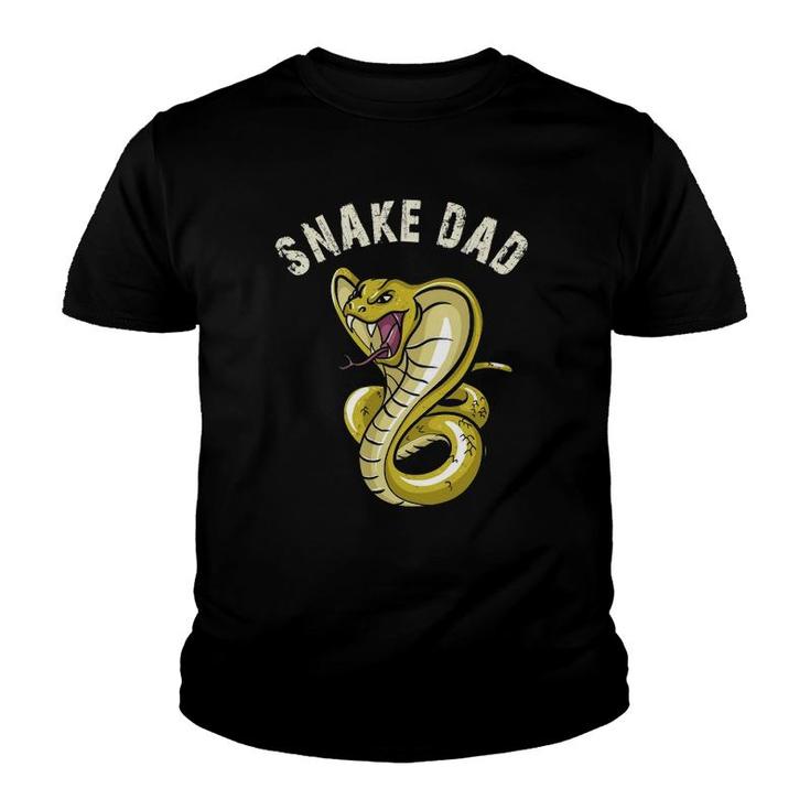 Snake Dad Gift Snake Lover Cobra Reptile Owner Gifts Youth T-shirt