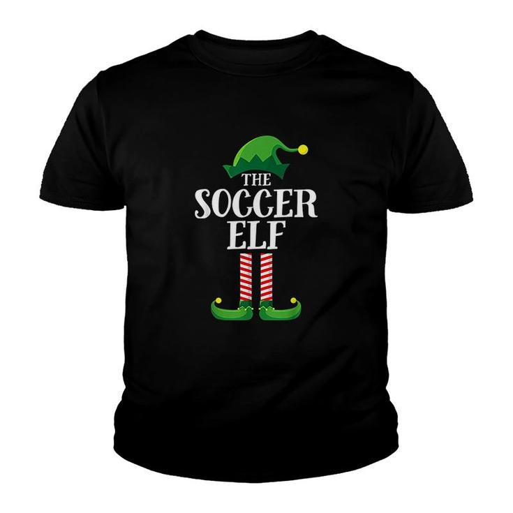 Soccer Elf Matching Family Group Youth T-shirt