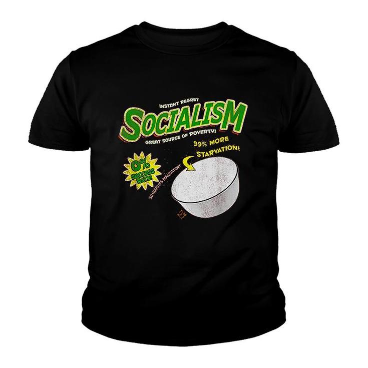 Socialism Cereal Great Source Of Poverty Youth T-shirt