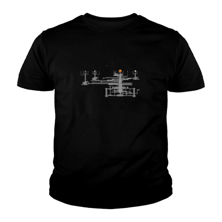 Solar System Orrery In Space Geeky Youth T-shirt