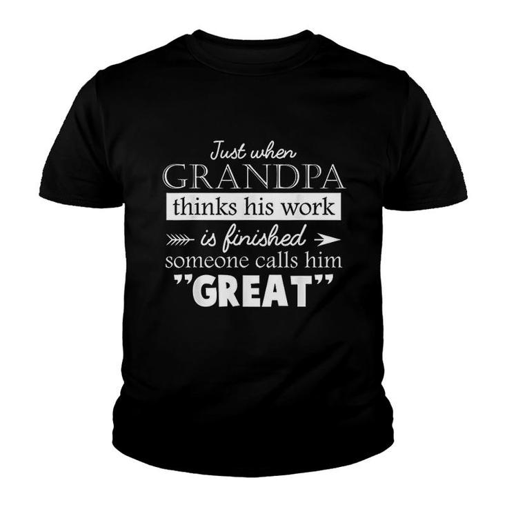 Someone Calls Him Great Grandpa Youth T-shirt