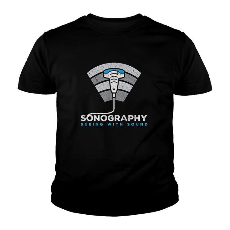 Sonography Seeing With Sound Youth T-shirt