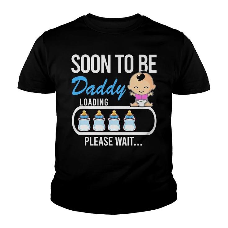 Soon To Be Daddy It A Girl Mens First Time Dad Youth T-shirt