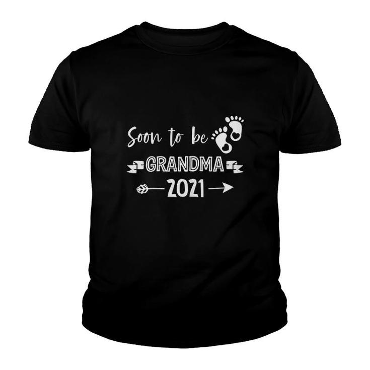 Soon To Be Grandma 2021 Gift Youth T-shirt
