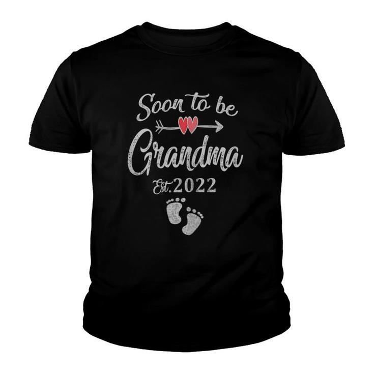 Soon To Be Grandma 2022 Mother's Day For New Grandma Youth T-shirt