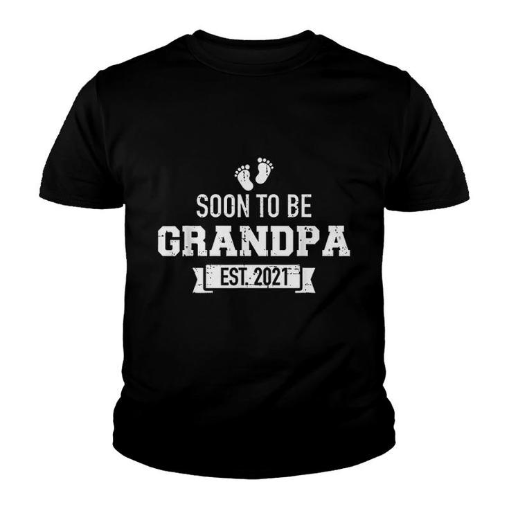 Soon To Be Grandpa 2021 Youth T-shirt