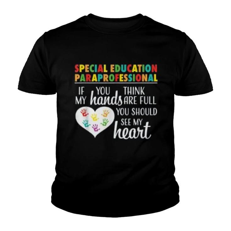Special Education Paraprofessional Cute Appreciation Gift Youth T-shirt