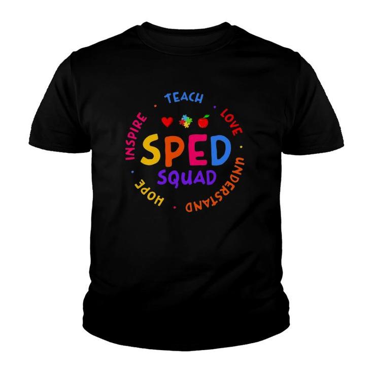Special Education Teacher Sped Teacher Youth T-shirt