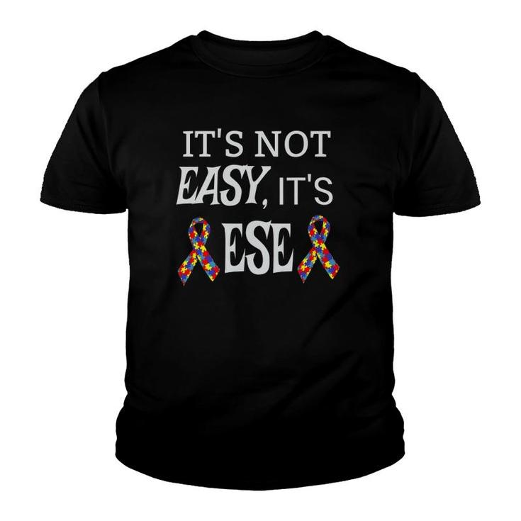 Sped Special Education Ese Teacher Autism Awareness Puzzle Youth T-shirt