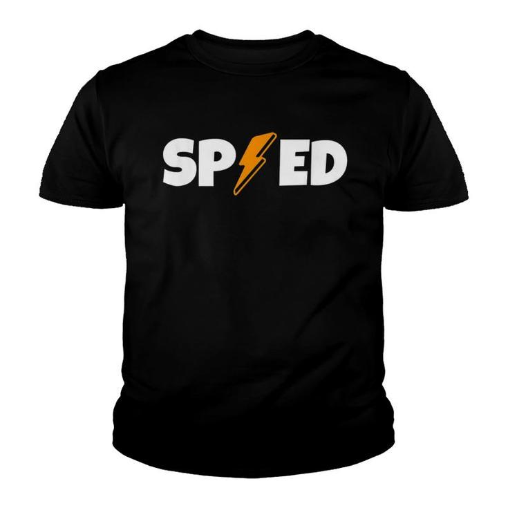 Sped Special Education Graphic Lightning Youth T-shirt
