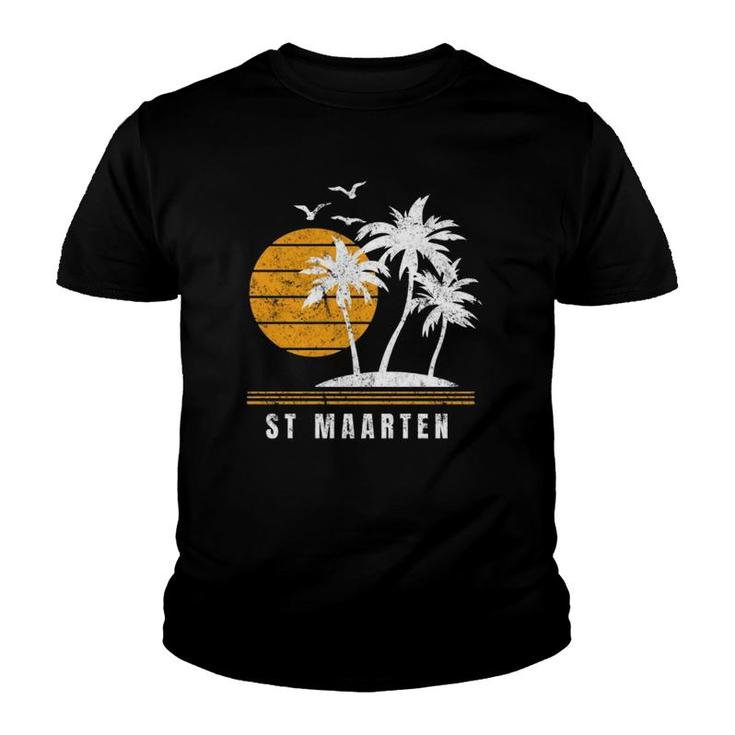 St Maarten Island Caribbean Vacation Souvenir  Youth T-shirt