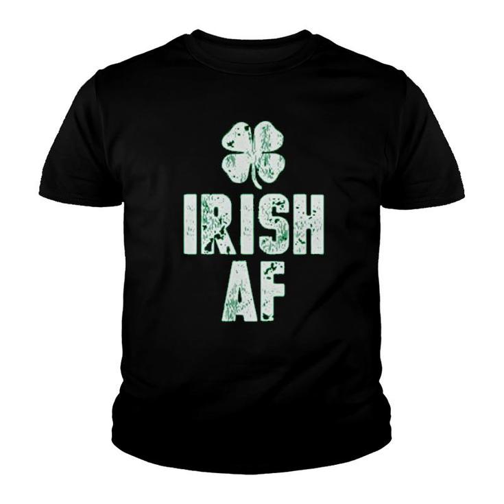St Patrick Irish Af Lucky Leaf Youth T-shirt