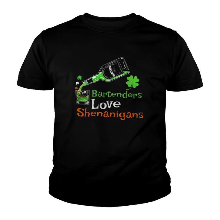 St Patrick's Bartenders  Men Women Shenanigans Youth T-shirt
