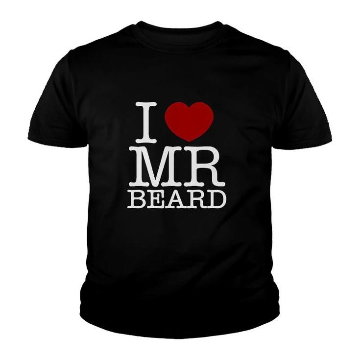 St Patricks Day I Love Mr Beard Youth T-shirt