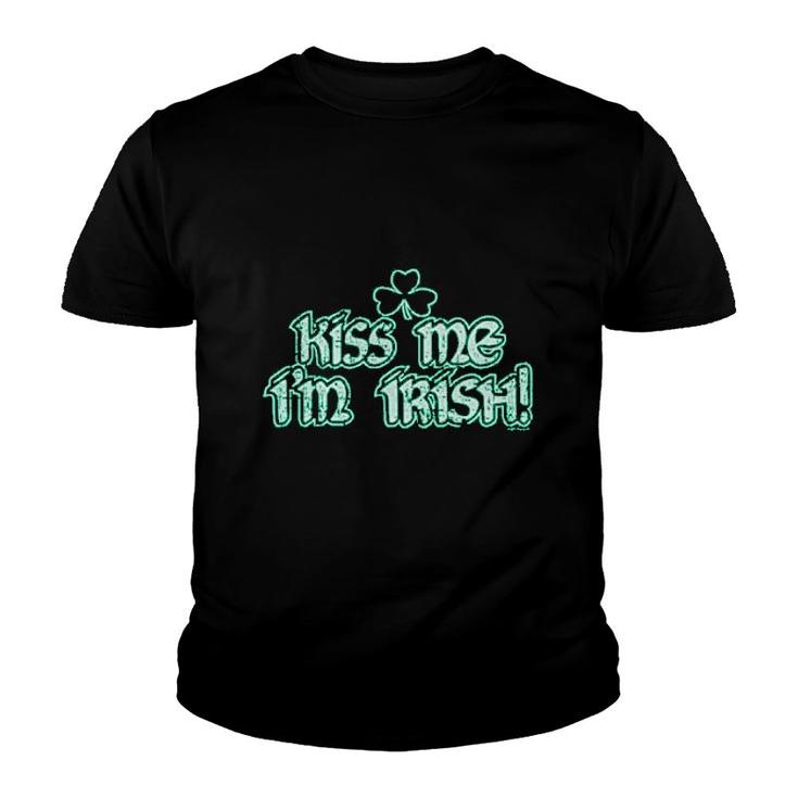 St Patricks Day Kiss Me I Am Irish Youth T-shirt