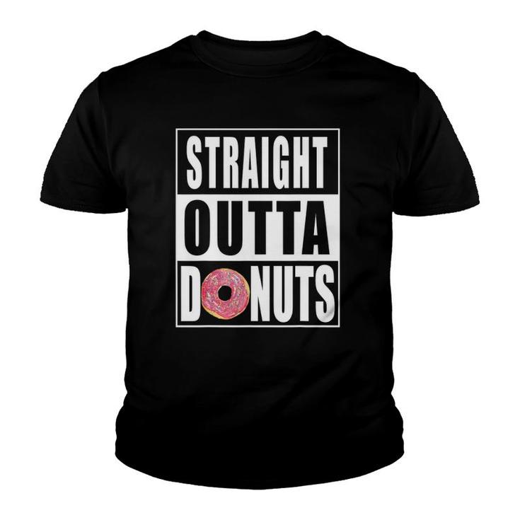 Straight Outta Donuts Gift Youth T-shirt
